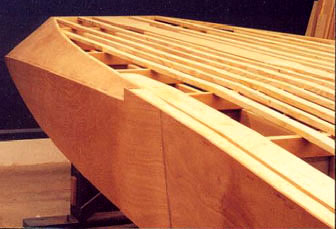 The side bonded in plywood