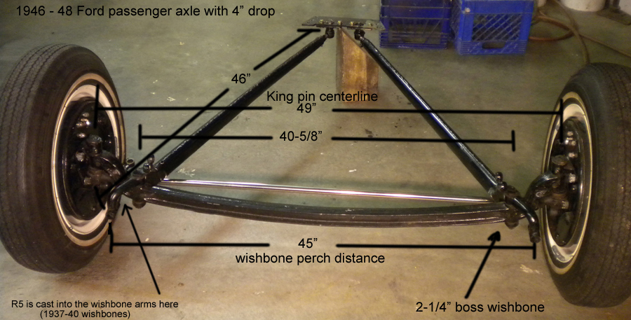 1940 Ford front axle dimensions #4