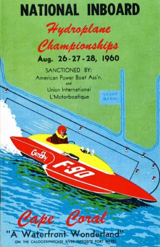 1960 cape coral nationals cover